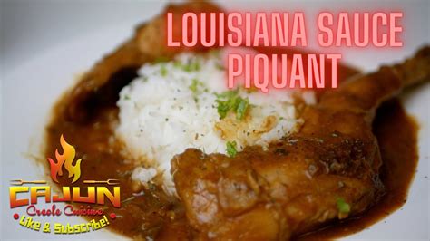 South Louisiana Sauce Piquant YouTube