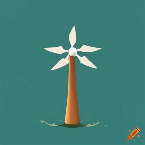 Animated Wind Turbine Cartoon