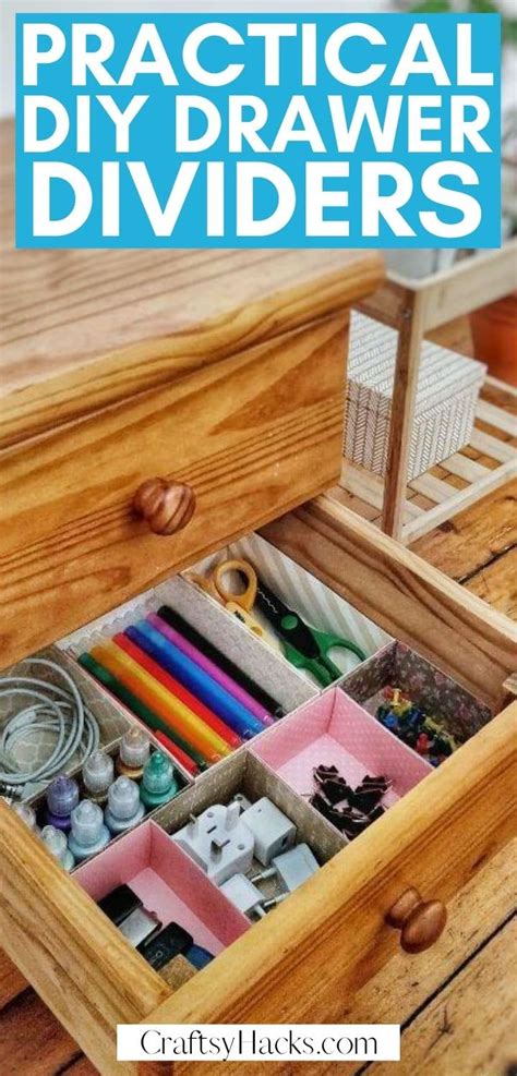 Diy Drawer Dividers Out Of Cardboard Craftsy Hacks