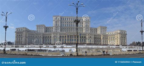 Palais Du Parlement Bucarest Roumanie Image stock éditorial - Image du ...