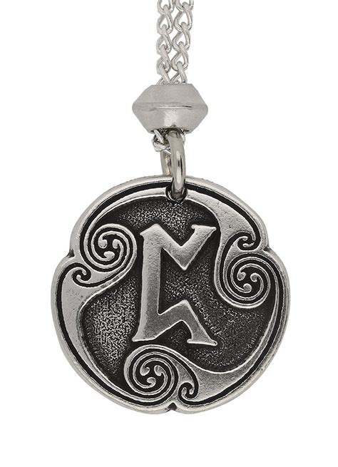 Handmade Norse Viking Perthro Rune Of Luck Th Runic Letter Pewter