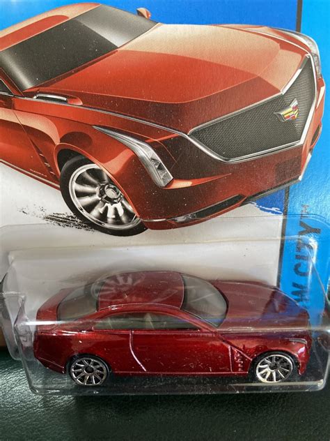 New For Hot Wheels Cadillac Elmiraj Red Coupe Car Hw City Ebay