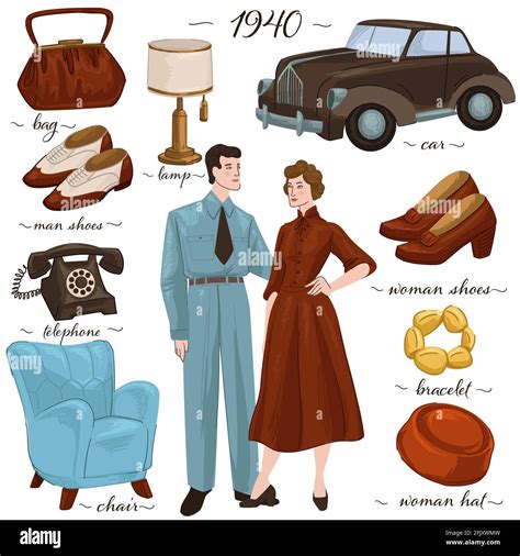 Vintage Telephone 1940s Stock Vector Images Alamy