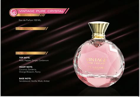 Vintage Pure Crystal Eau De Parfum By Le Falcone 100ml 3.4 FL OZ ...