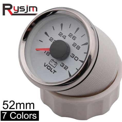 52mm Volt Meter Car Gauge 8 16 Volts Caravan Boat Marine Voltmeter Auto