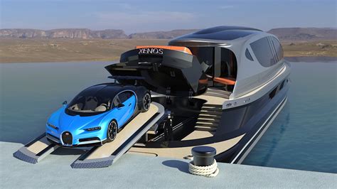 This Bullet Shaped Hyperyacht Concept Comes With A Matching Bugatti