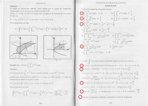 Pr Ctica Integrales Dobles Soluci N El Orden De Integraci N Indicado