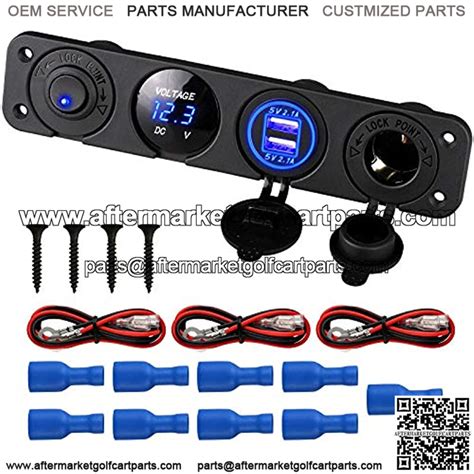 In Marine Switch Panel V A Dual Usb Charger Socket Power