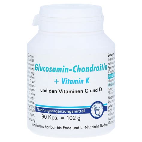 Glucosamin Chondroitin Vitamin K Kapseln St Ck Medpex