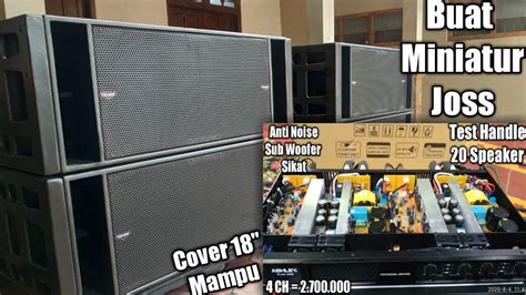 Ashley Play 4500 Test Sub Woofer 18 Power 4 CH Serba Bisa Paling