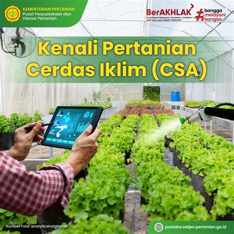 Info Teknologi Kenali Pertanian Cerdas Iklim Csa