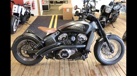 Custom Indian Scout Msr Bobber Youtube