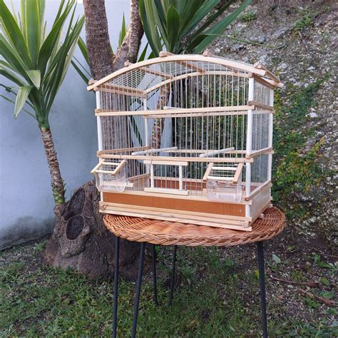 Round Bird Cage Natural Padaworks