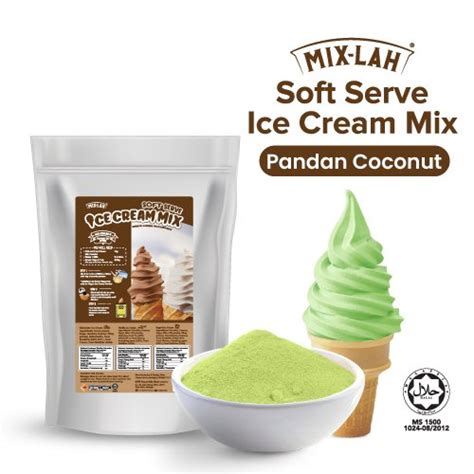 Pandan Coconut Soft Serve Ice Cream GFB Food Official Shop