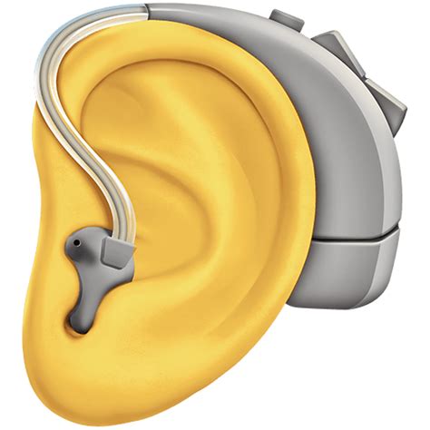 🦻 Ear with Hearing Aid on Twitter Emoji Stickers 13.1