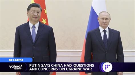 Vladimir Putin Acknowledges Xi Jinpings Ukraine War Concerns The