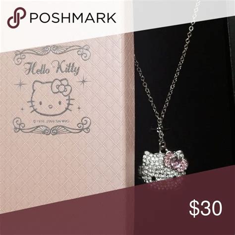 Hello Kitty Necklace Hello Kitty Jewelry Cat Necklace Necklace