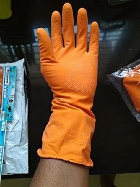 Plain Nylon Pvc Hand Gloves Inches Finger Type Full Fingered