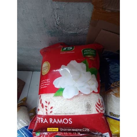 Jual Beras Setra Ramos Food Station 5kg Shopee Indonesia