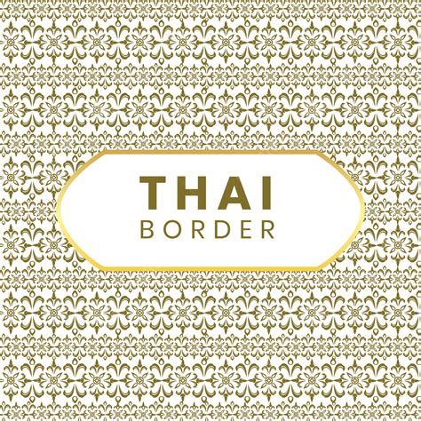 Thai Luxury Gold Vector Hd PNG Images Luxury Thai Pattern Design