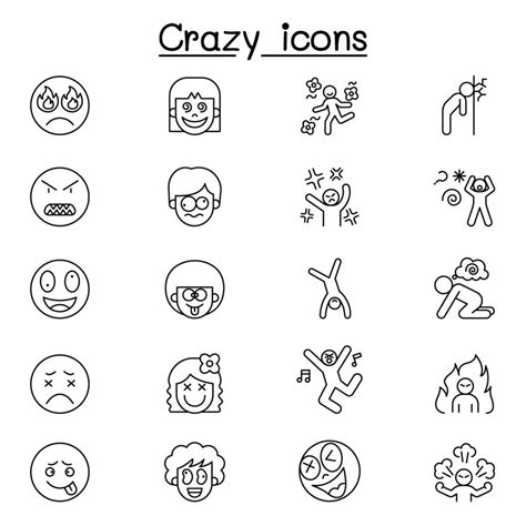 Crazy Line Icon 2186142 Vector Art At Vecteezy