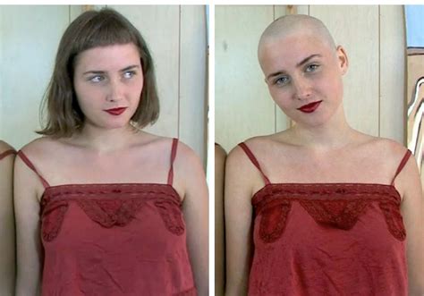 Pin By Nape Buzzer On Bald Women 02 Shaved Hair Women Long Hair Cut