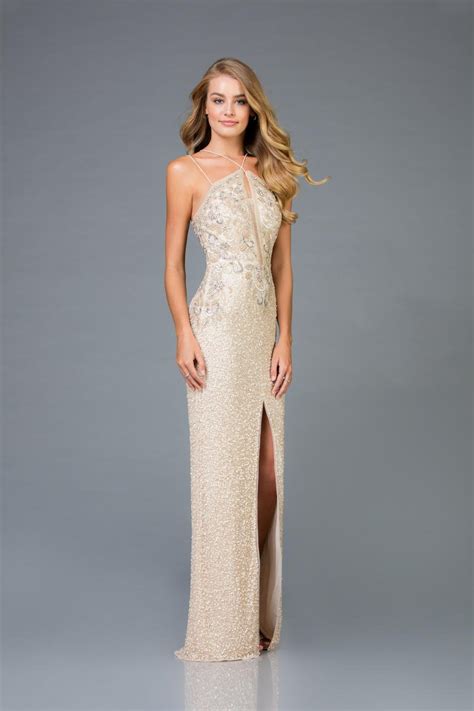 French Novelty Scala 48940 Elegant Beaded Gown