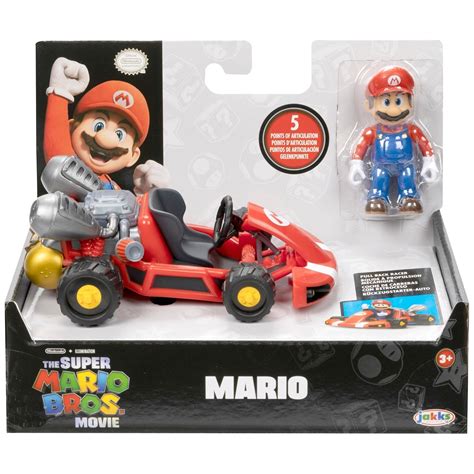 Nintendo Super Mario Movie Kart Racer With Mario Figure Smyths Toys Uk