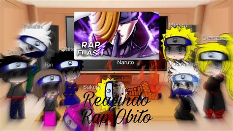 Time Minato E Time Reagindo Ao Rap Do Obito Obito Esta Morto