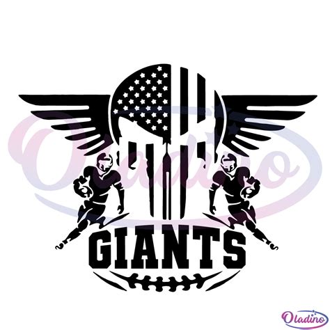 New York Giants Logo Svg Silhouette Digital File