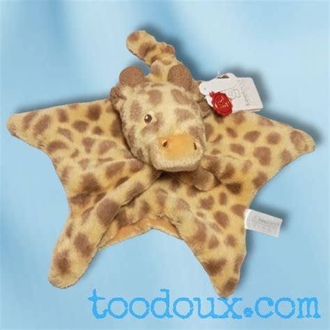 Girafe Keeleco Doudou Plat