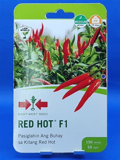 EAST WEST SEED RED HOT F HYBRID HOT PEPPER SEEDS POUCH SEEDS Shopee Philippines