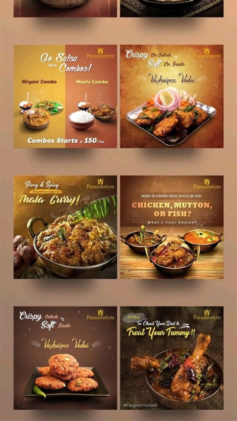 Delicious Indian Biryani Menu Design