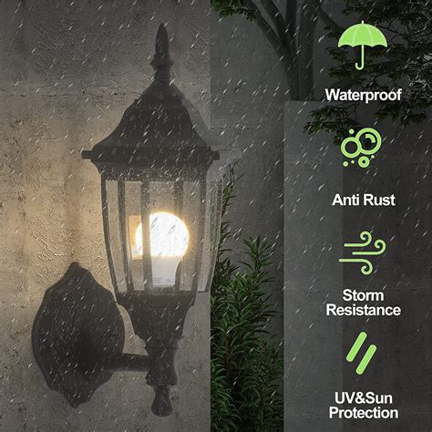 Emart Led Outdoor Wall Light Fixtures Waterproof Anti Corrosion