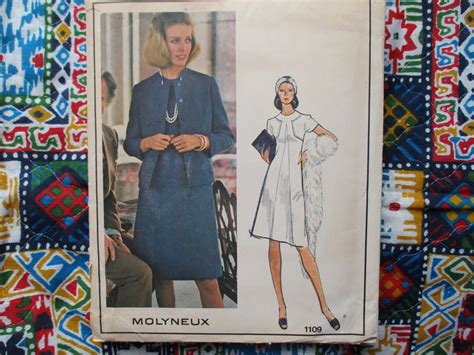 Vintage S Vogue Sewing Pattern Paris Original Designer