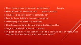 Conprension Del Ser Humano En La Modernidad PPT