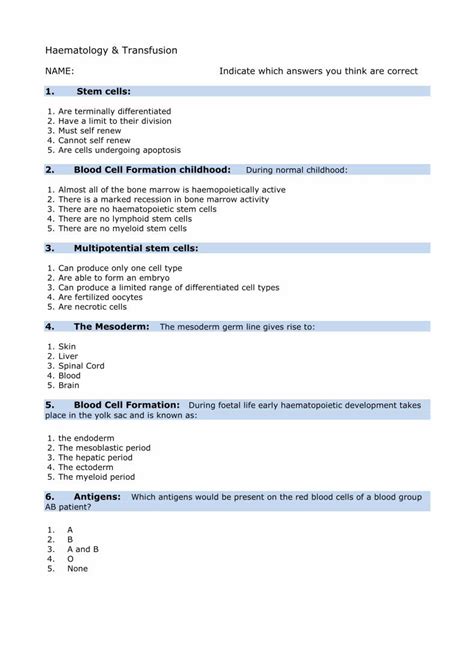 PDF Haematology Practice MCQs DOKUMEN TIPS