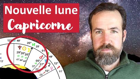 Nouvelle Lune En Capricorne Janvier Youtube