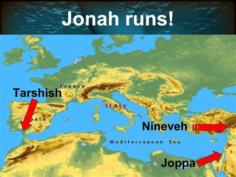 Commentary On The Bible Story Of Jonah Bible Mapping Bible Object