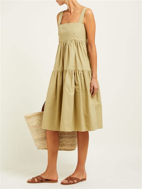 Cosette Cotton Dress Three Graces London Matchesfashion Uk