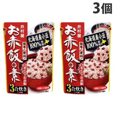 井村屋 お赤飯の素 230g×3個 Sh9669よろずやマルシェyahooショッピング店 通販 Yahooショッピング