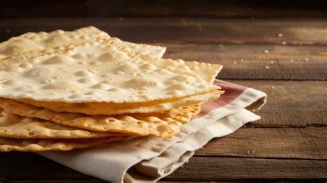 Premium Photo Passover Celebration Matzos With Matzo Matzo