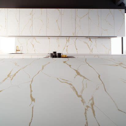 Plan De Travail Quartzite Pas Cher Calacatta Laza Oro Mpc