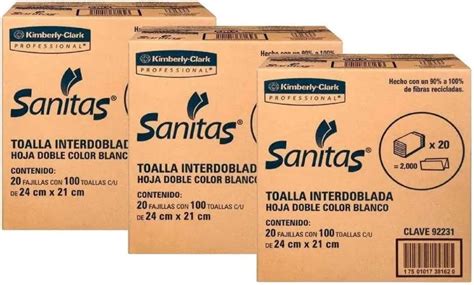 KIMBERLY CLARK KIMBERLY CLARK Toalla Interdoblada Sanitas 92231 Caja