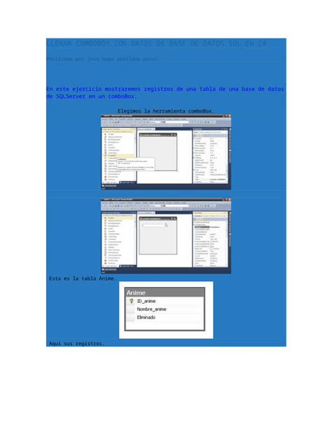 DOCX Llenar Combobox Con Datos De Base De Datos SQL En C DOKUMEN TIPS