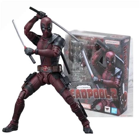 Action Figure Deadpool 2 Movie Bandai Shfiguarts Cubo Nerd O