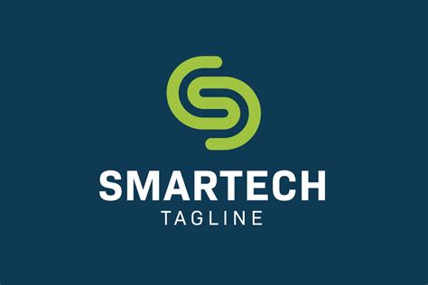 Smart Tech S Logo Logo Templates Creative Market