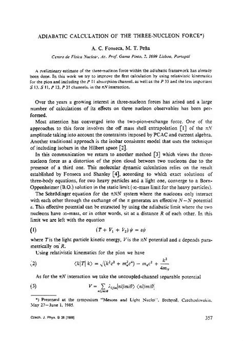 Pdf Adiabatic Calculation Of The Three Nucleon Force Dokumen Tips