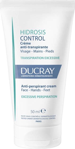 Крем-антиперспирант Ducray Гидрозис Контрол 50 мл (3282770390025 ...