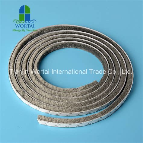 China M Self Adhesive Wool Pile Weather Strip Woven Brush Seal For